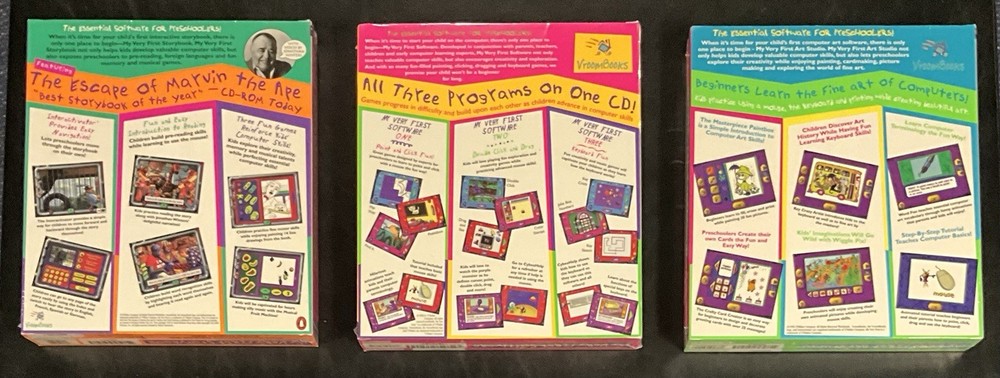 Broderbund MY FIRST STORYBOOK, SOFTWARE, & ART STUDIO Bundle. FACTORY SEALED