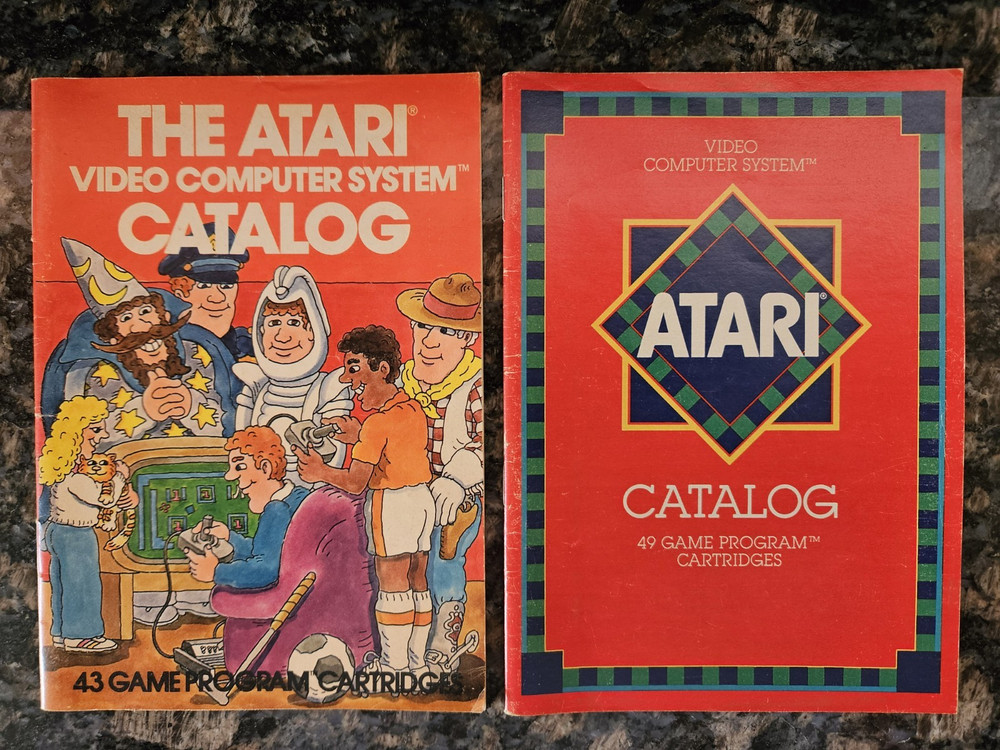 The Atari Video Computer System Catalog CO16725 Rev. B (1981) and Rev. E (1982)