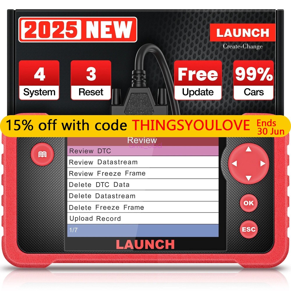 2025 LAUNCH CRP123 V 2.0 OBD2 Scanner Engine ABS Code Reader Car Diagnostic Tool