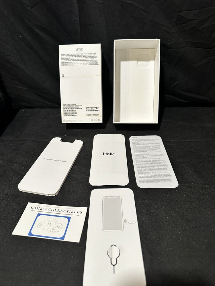 ORIGINAL Apple iPhone 11 White 256gb EMPTY BOX ONLY