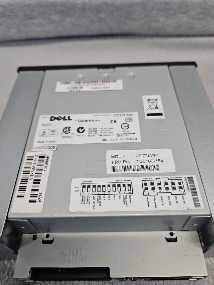 Dell Quantum Tape Drive CD72LWH (3s3)