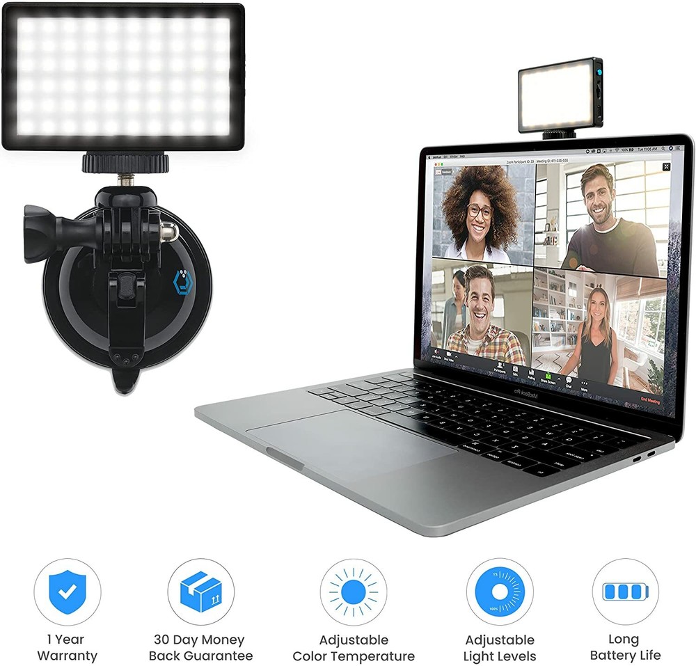 Lighting Kit for Live Streaming Video Conferencing Remote Working for Laptop PC