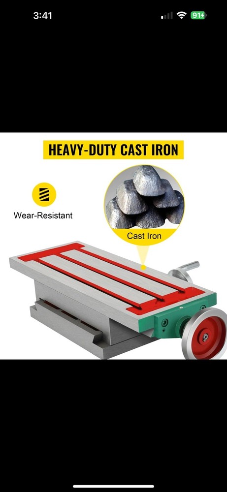 Compound Milling Machine Work Table 2 Axis Cross Slide Bench Drill Vise Fixture