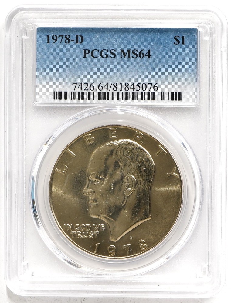 1978 D Eisenhower Dollar PCGS MS64