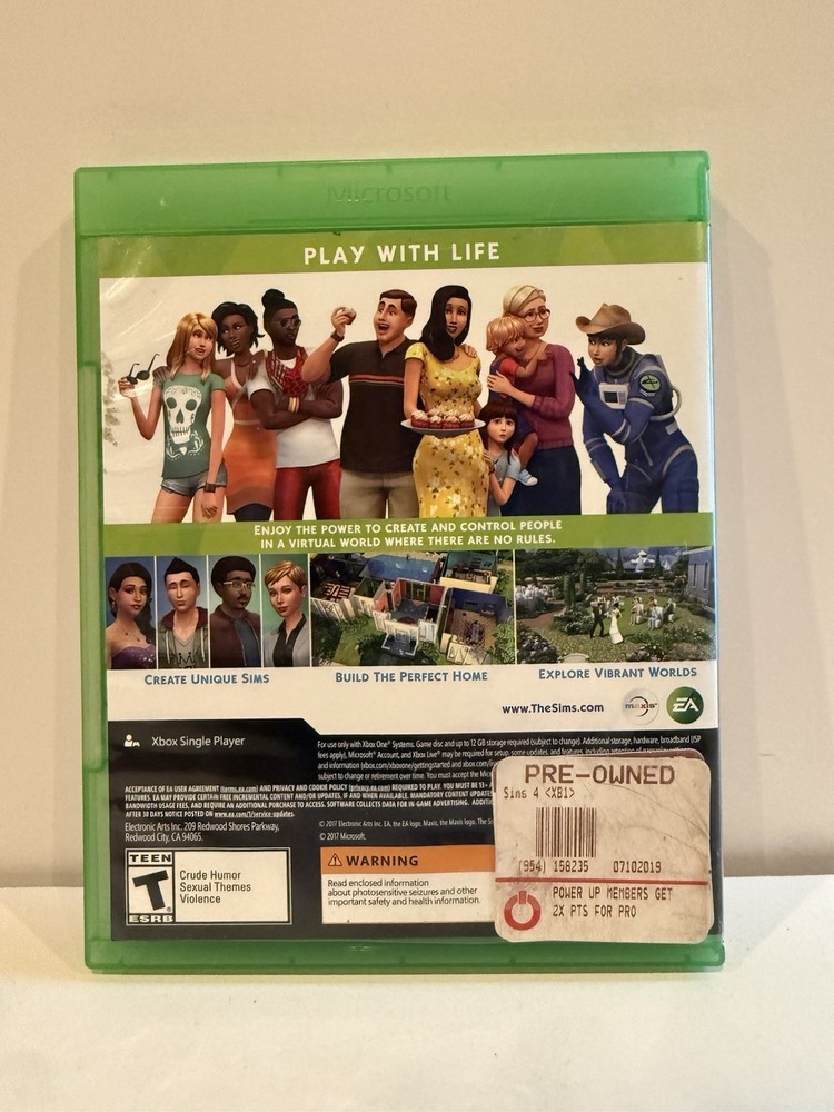 The Sims 4 - Microsoft Xbox One - Case Only
