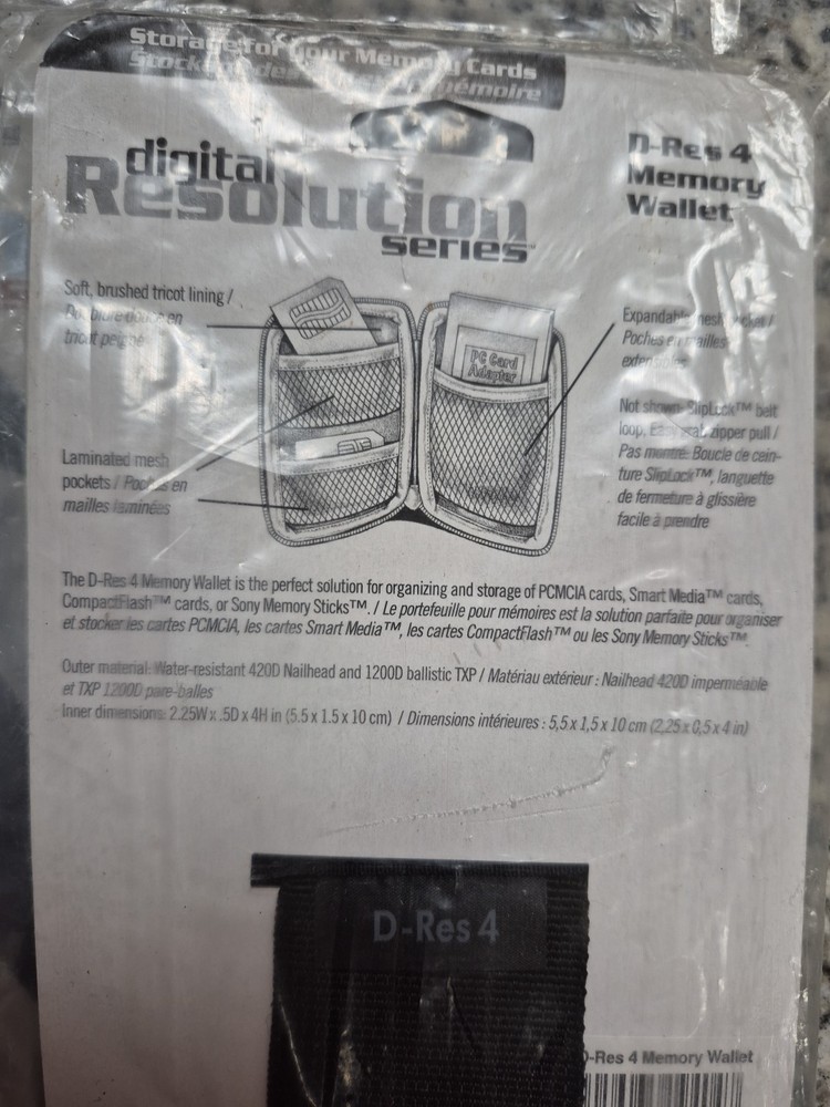 Digital Resolution LowePro For Memory Wallet