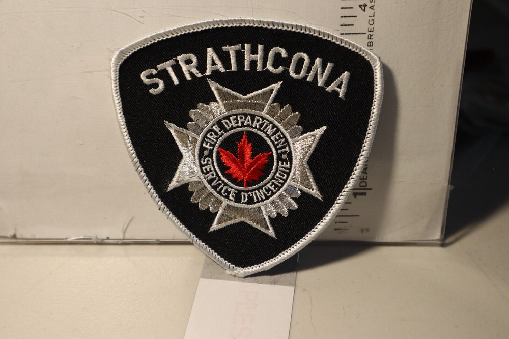 fire patch  STRATHCONA FIRE DEPT ALBERTA CANADA WHITE BORDERS