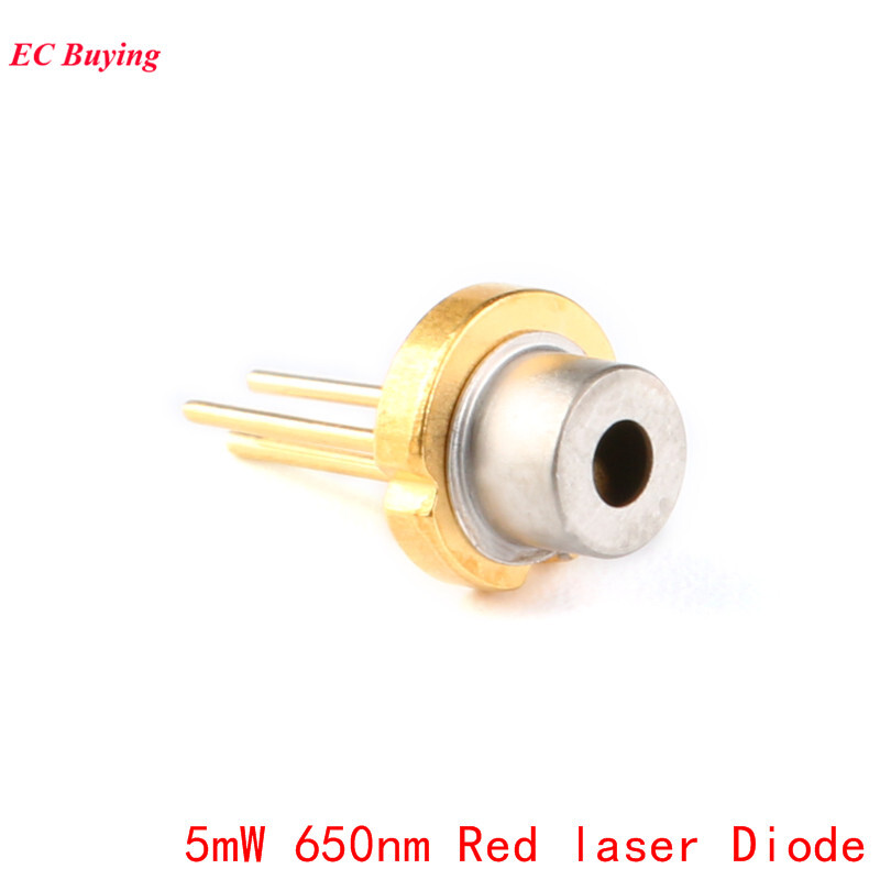 5pcs 5mW 650nm Red Laser Diode Sensor Laser Module Diodes DIY LED Electronics