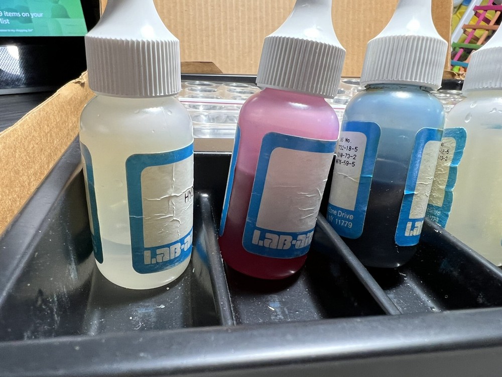 LAB-AIDS Science Lab Introduction to PH Measurement 80, partial bottles