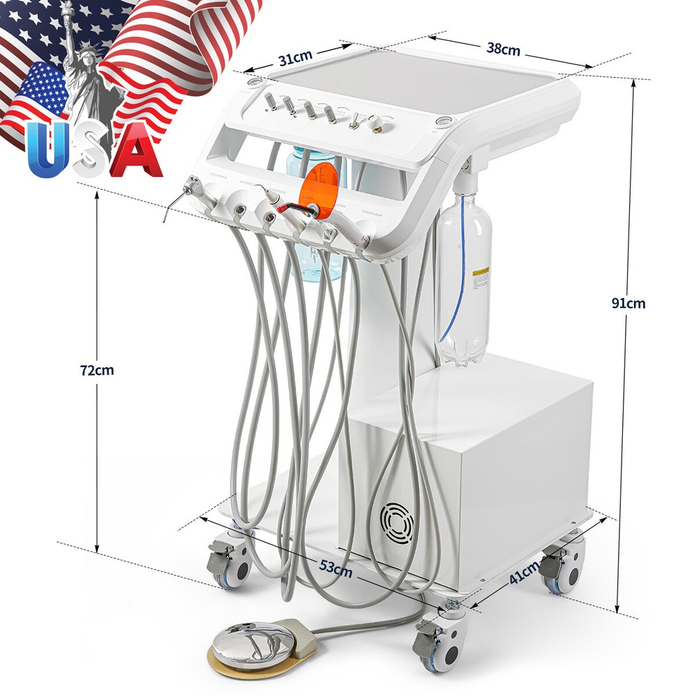 Dental Mobile Unit Air Compressor/LED Handpiece Kit/Handpiece Lubrication System