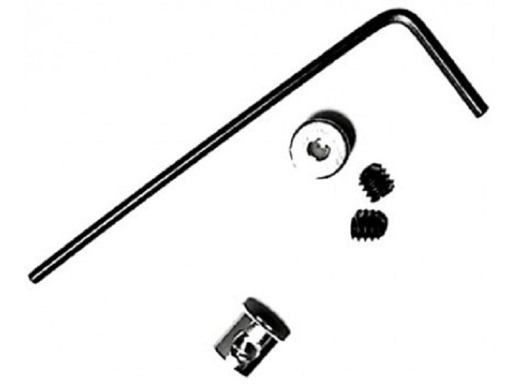 Pkg of 12 METAL PIN GUARDS / Locks / Keepers with Allen Wrench Biker 5.5mm OD