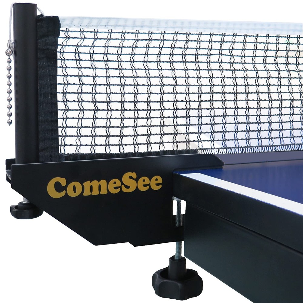 Professional Table Tennis Ping Pong Net Post Set Strength Screw Clamp with Ne...