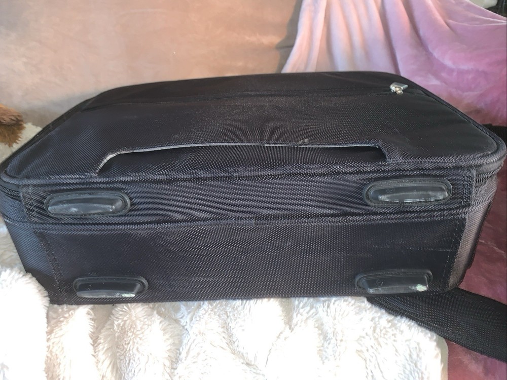 Samsonite Multipocket Laptop Briefcase Black Shoulder Strap