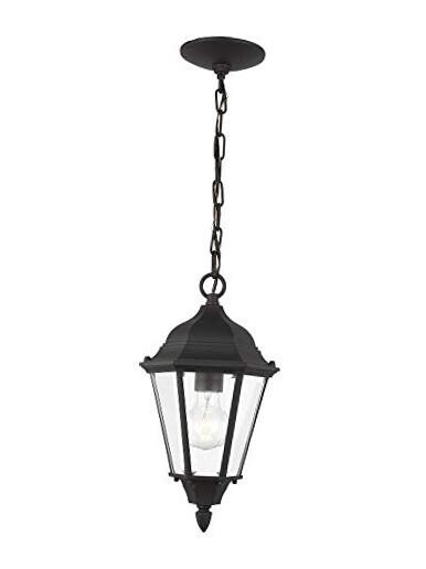 60938-12 Light Fixture 8 inch Black