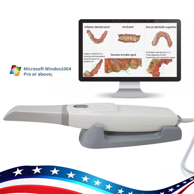 Dental Digital Imaging Scanner for Restorations, Implants 3D Intraoral Scanner
