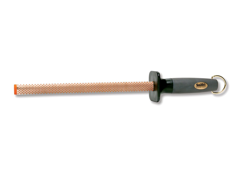 Kitchen IQ 10-Inch Oval Diamond Sharpening Rod