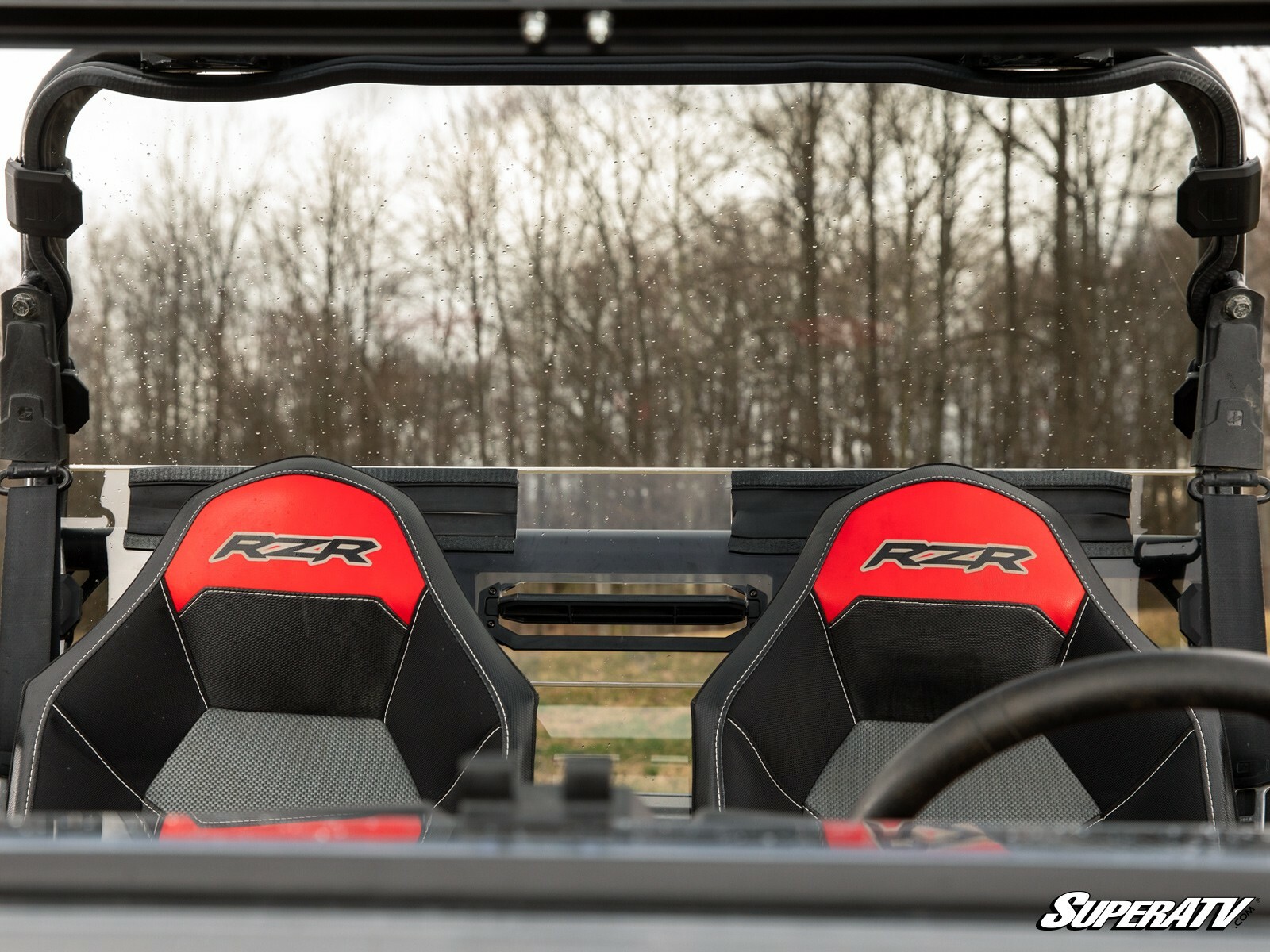 SuperATV Vented Rear Windshield for Polaris RZR 900 / XC / S / Trail (15-20)