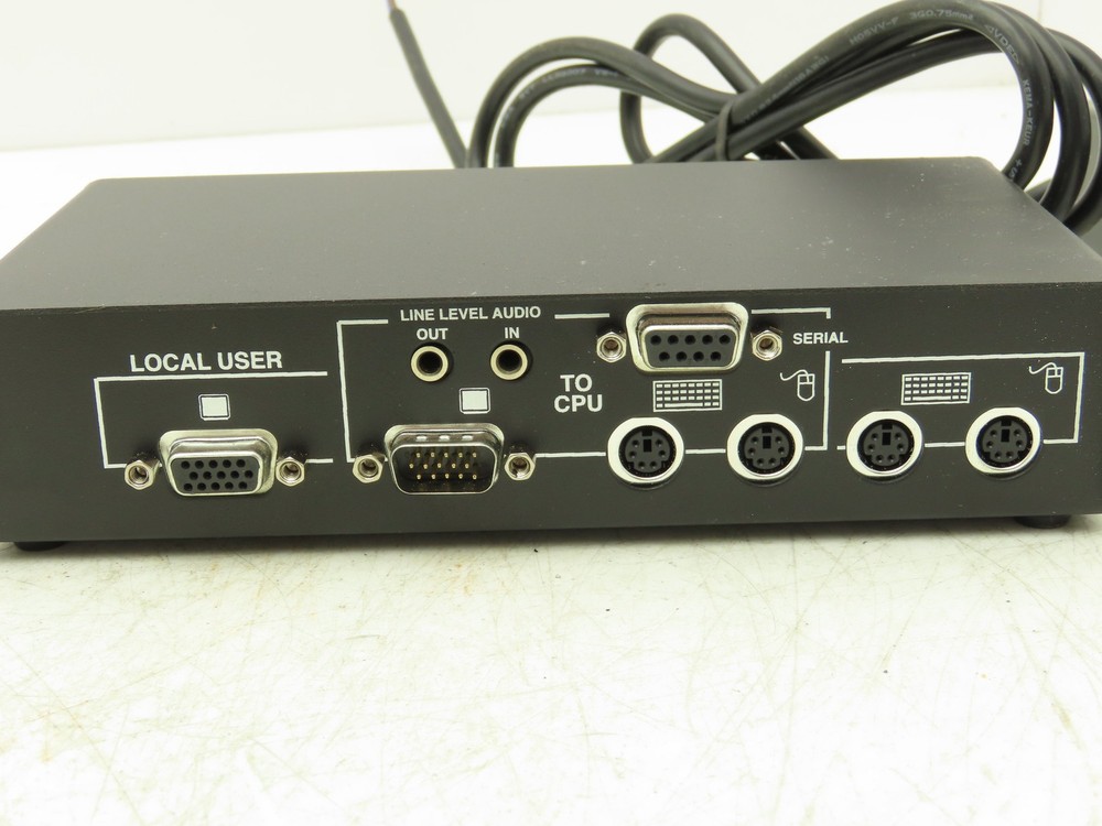 Black Box ACU1028A CAT5 KVM Extender ServSwitch Local Box Only And Cords
