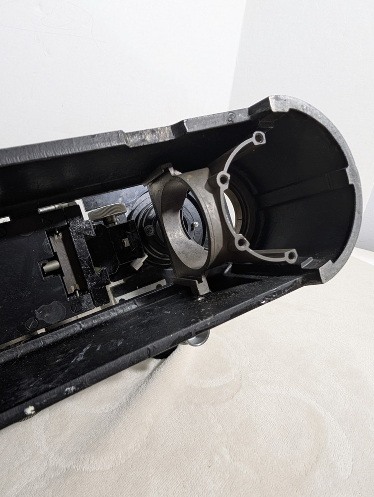 Ernst Leitz Wetzlar Trinocular Microscope 4 Objectives Black