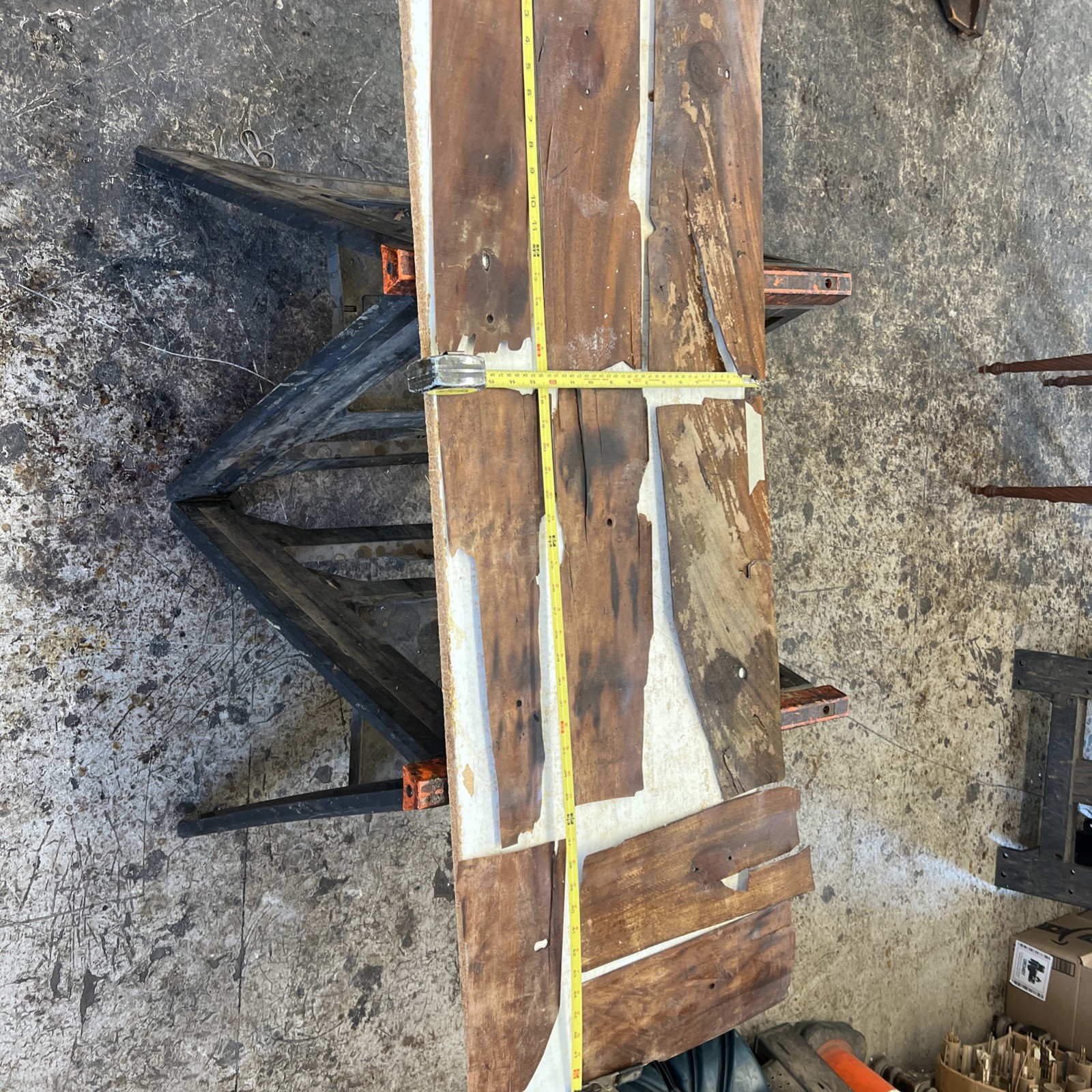 19thC Mahogany And Cherry Veneers