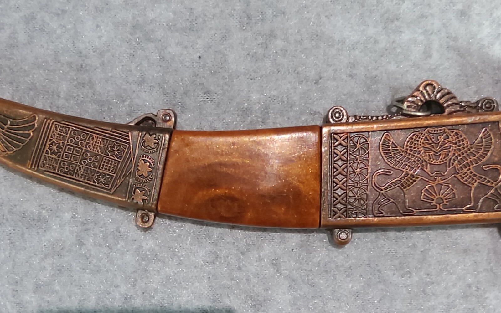 Copper Egyptian Dagger With Copper Sheath