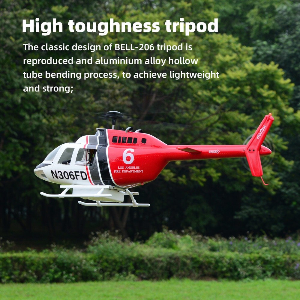 RTF B206 RC Helicopter X2 Flight control Model GPS Auto Return Roban 470 Size
