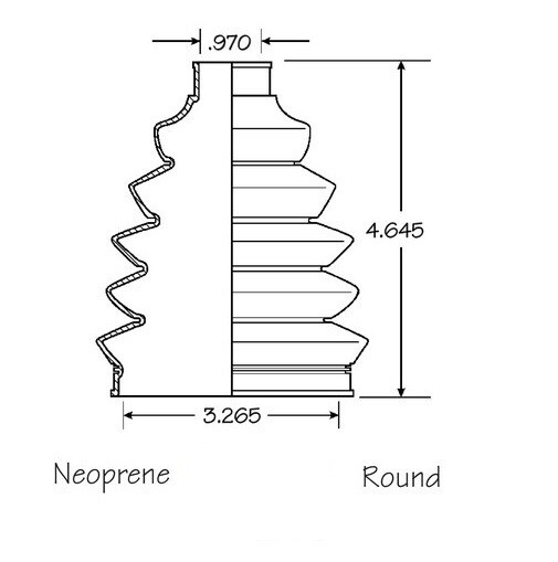 Front Outer CV Boot Repair Kit for Volvo XC60 2010-2017 (see chart)