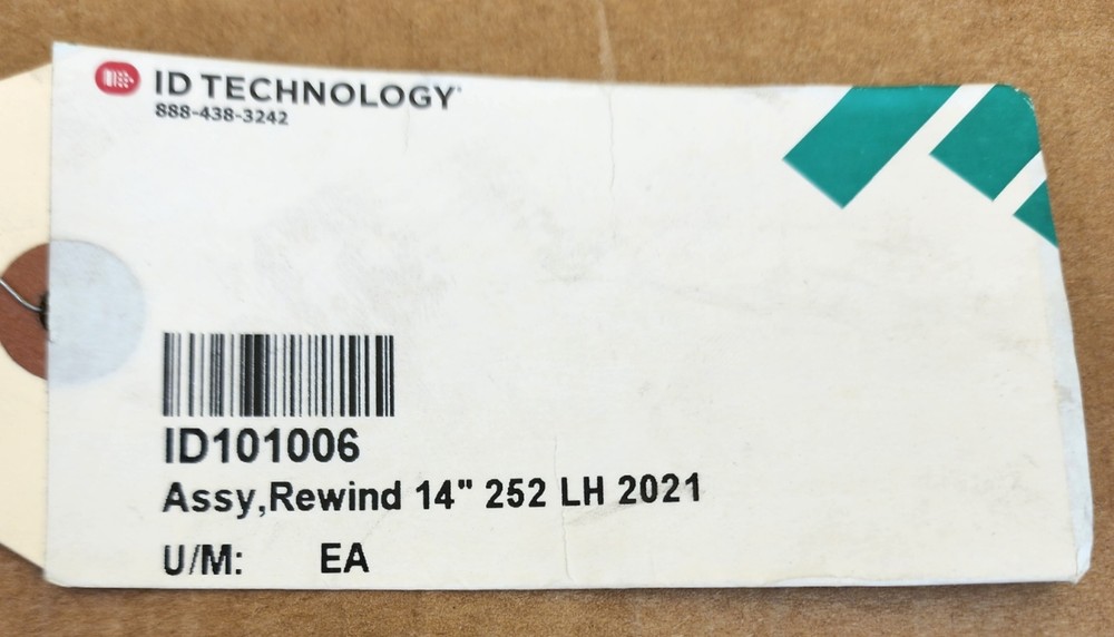 NEW ID Technology ID101006 Complete Rewind Assembly 14" 252 LH