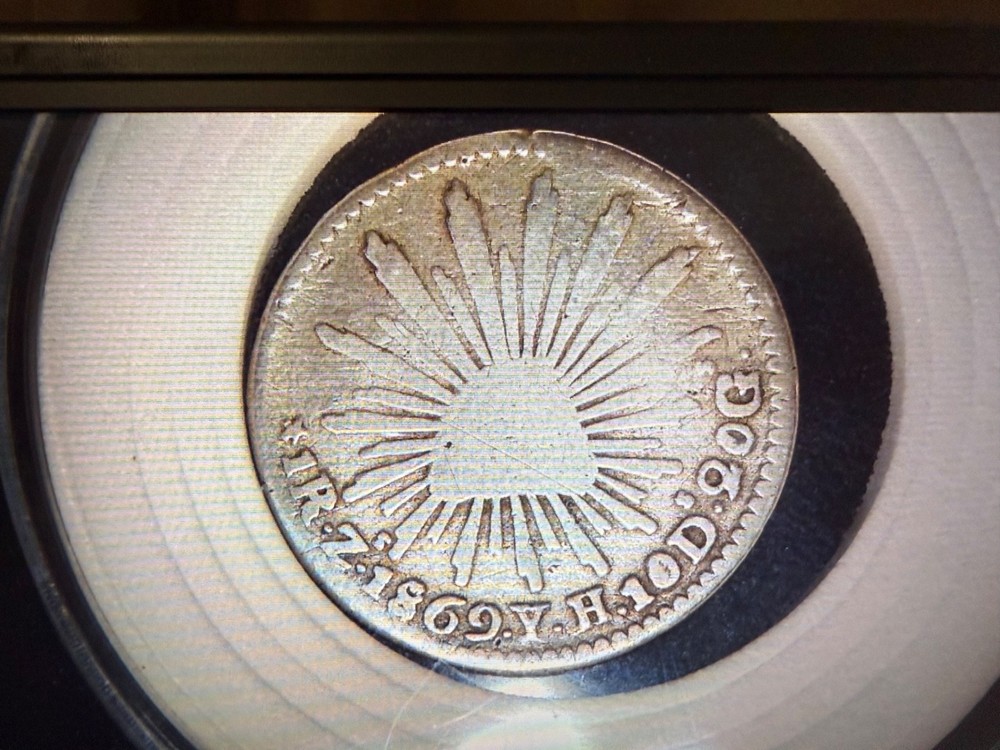Mexican 1869 1 Real
