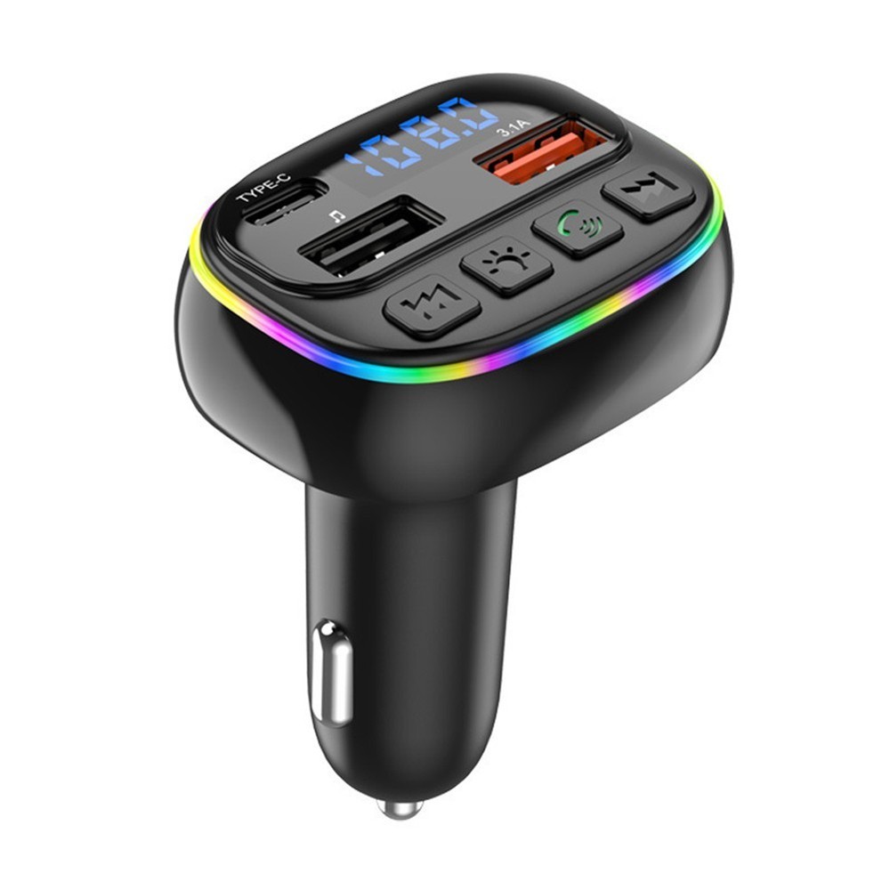 Efficient Car Charger with FM Transmitter Functionality for Music and Calls
