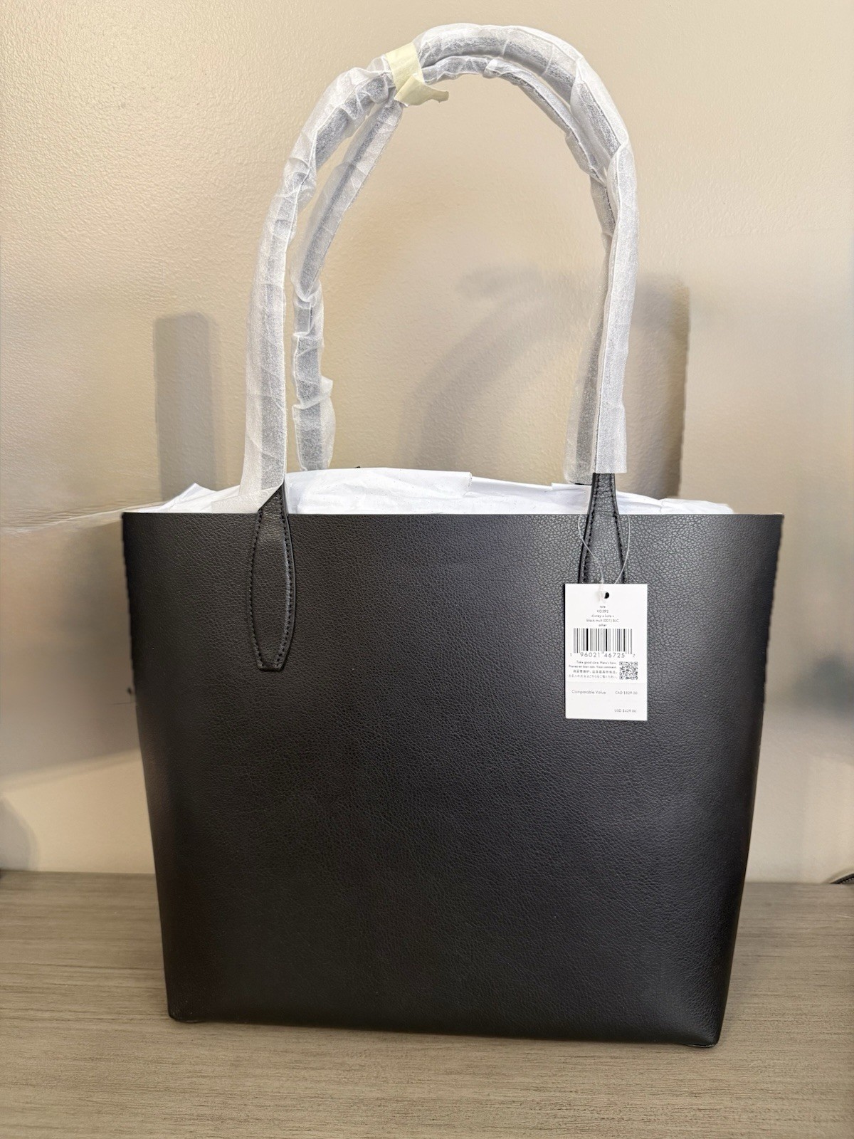 kate spade new york Disney Minnie Mouse Large Black Tote Handbag