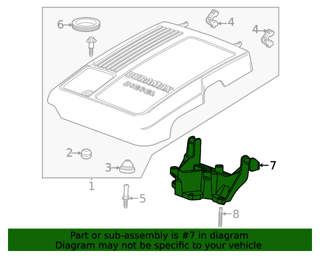 Genuine GM Mount Bracket 55505907