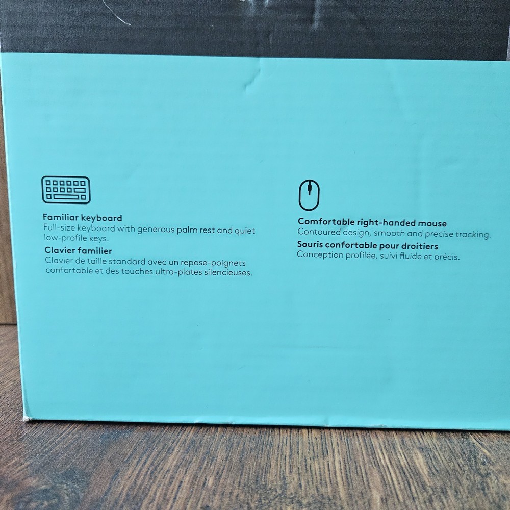 Logitech Wireless Combo Bluetooth Keyboard Mouse Black