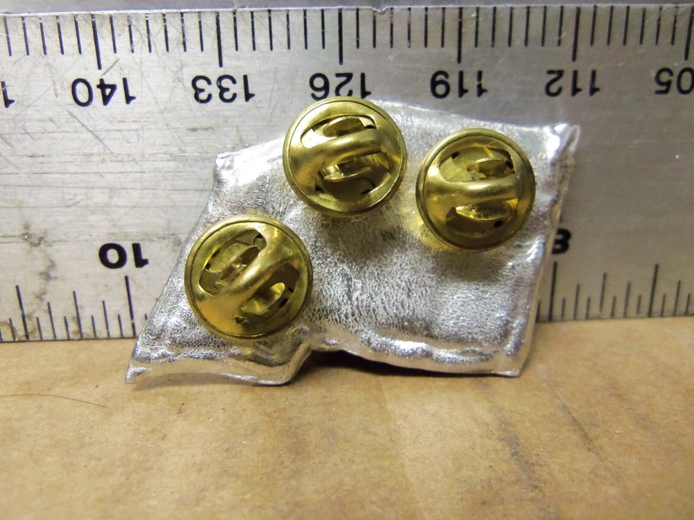 Large US Flag with Eagle Pin (NOS)