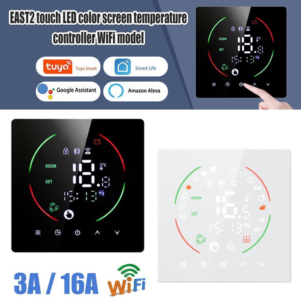 WiFi Programmable Smart Thermostat Temperature Control for Water/Floor Heating