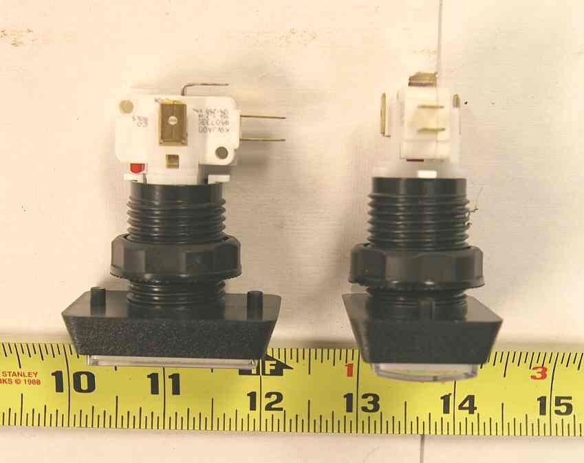 Dixie Narco soda machine live display selection button replacements, qty. 2