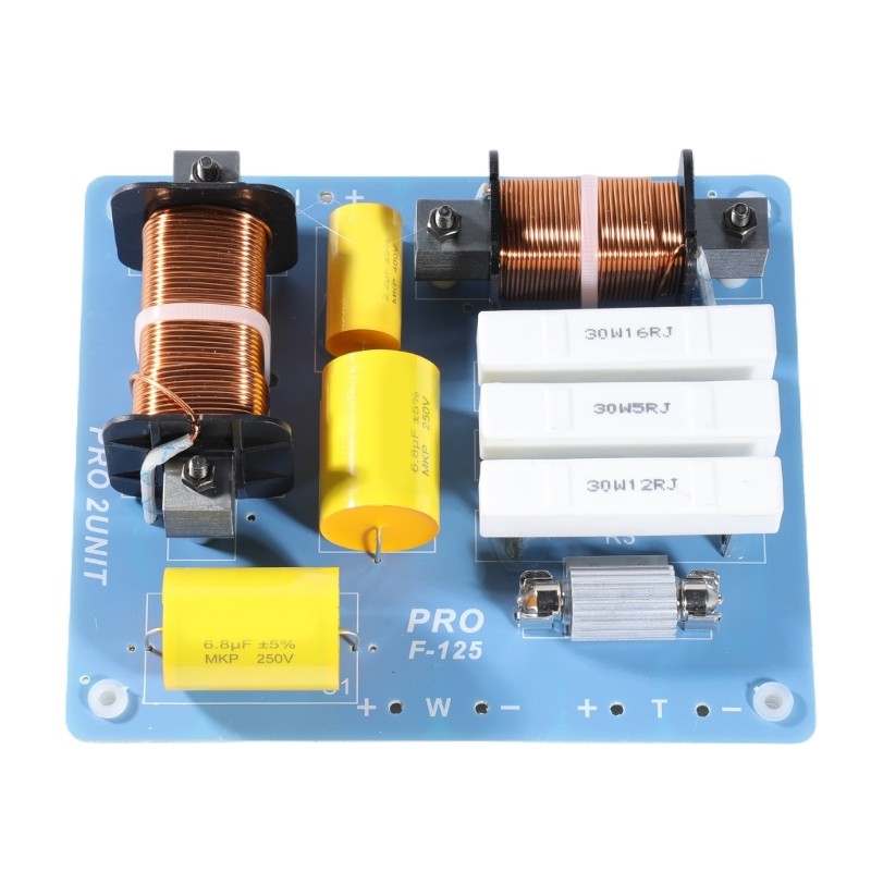 2 Way Speaker Crossover Filter High and Low Frequency Divider for Professional