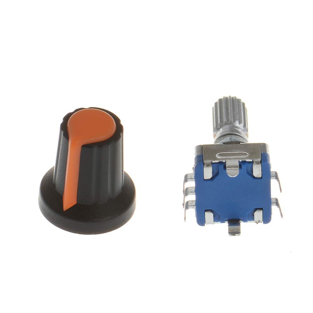 10pcs 20mm 360° Rotary Encoder EC11 Digital Potentiometer Push Button US