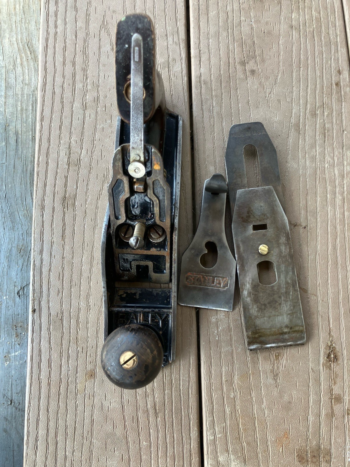 Vintage Stanley Bailey No 3 Woodworking Plane Made In USA