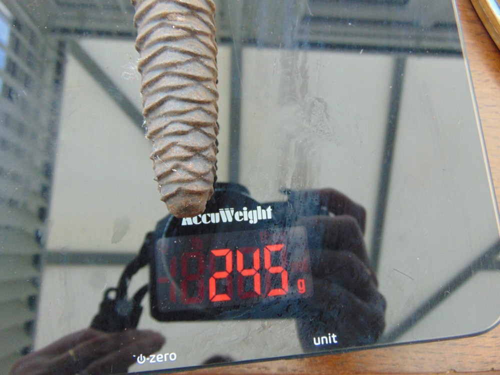 Two Vintage Pine Cone Cuckoo Clock Weights 477g