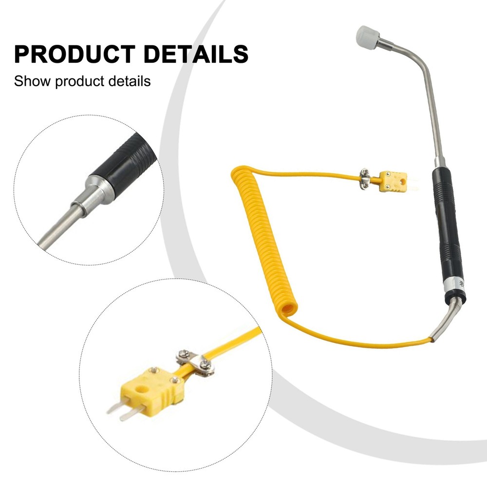 K Type Thermocouple Surface-Temperature Probe Sensor 500°C For Thermometer 81531