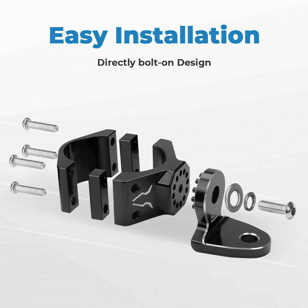 CNC Whip Light Flag Mount 1.75"-2" Adjustable Bracket for Can Am X3 RZR XP 1000