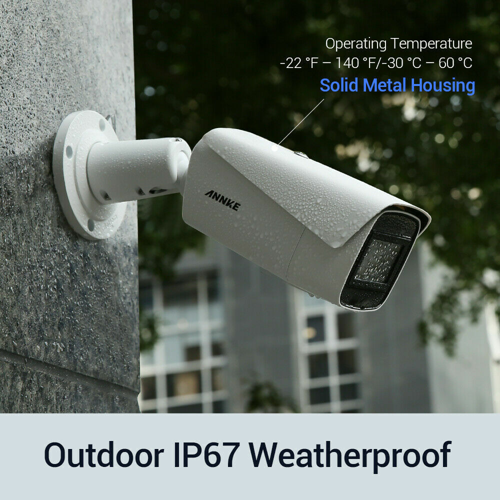 ANNKE 8MP 4K PoE IP Security Camera Home Surveillance Outdoor IR Night Vision