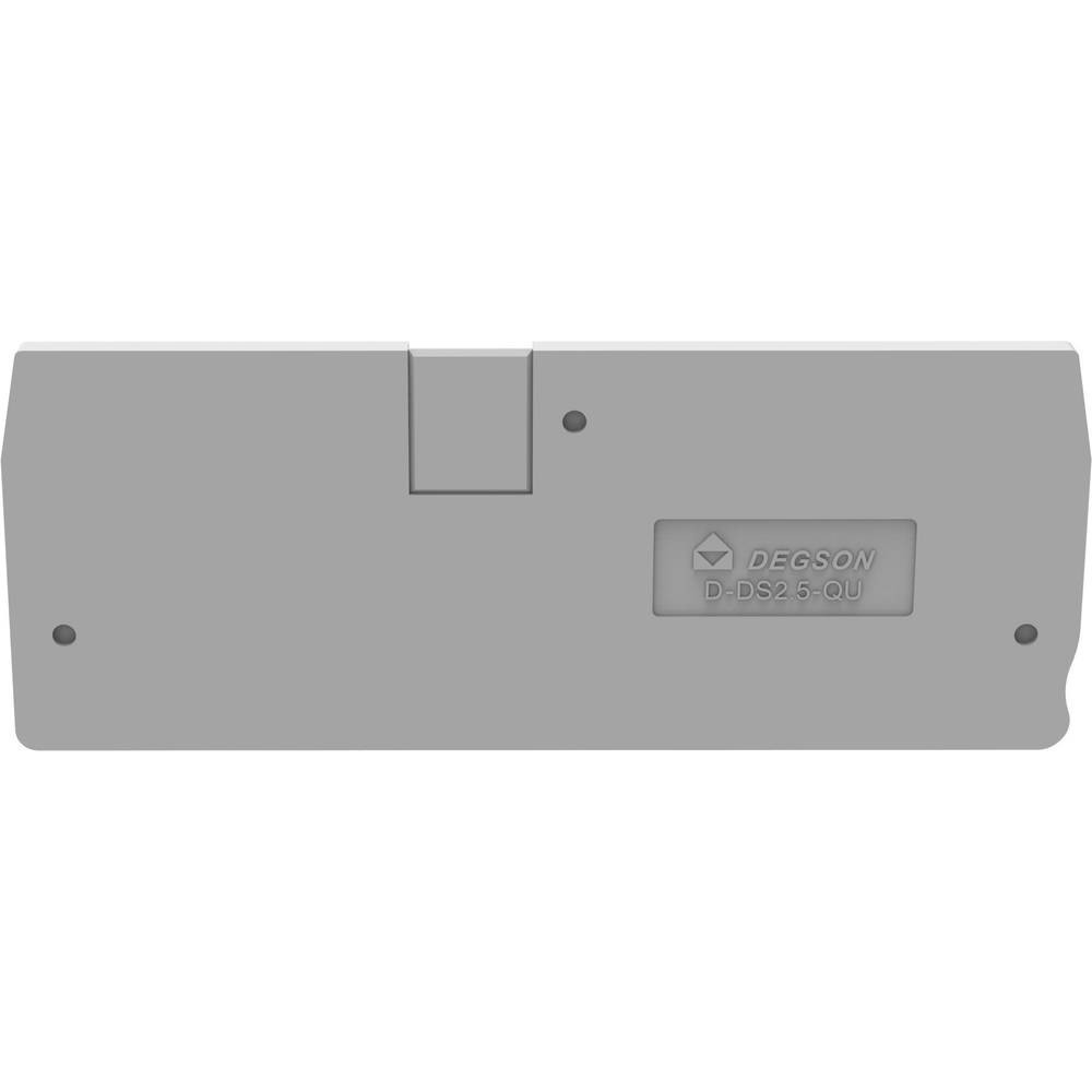 D-DS2.5-QU-01P-11-00A(H) Terminal/intermediate panel Grey (10 PER BAG)