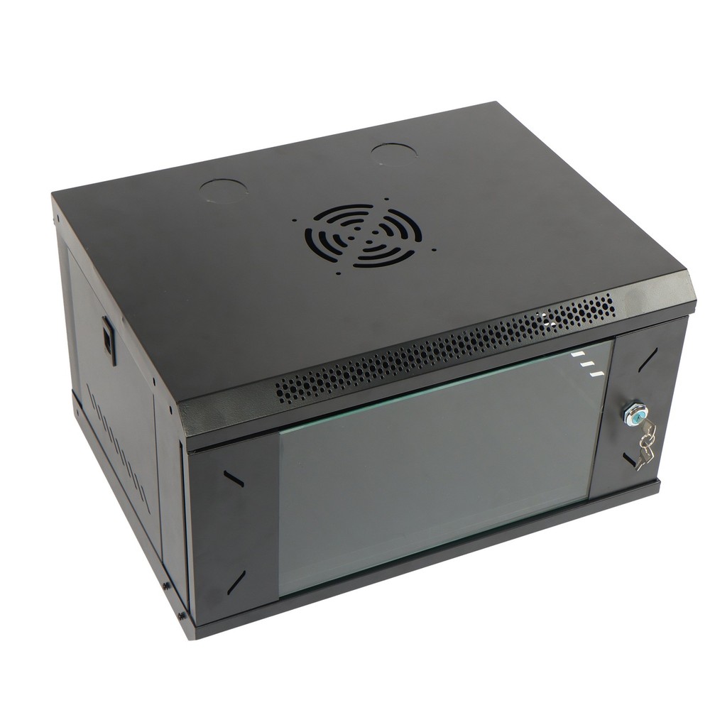 Wall Mount 6U Network Server Rack Cabinet Enclosure 15.5'' Deep Door Lock