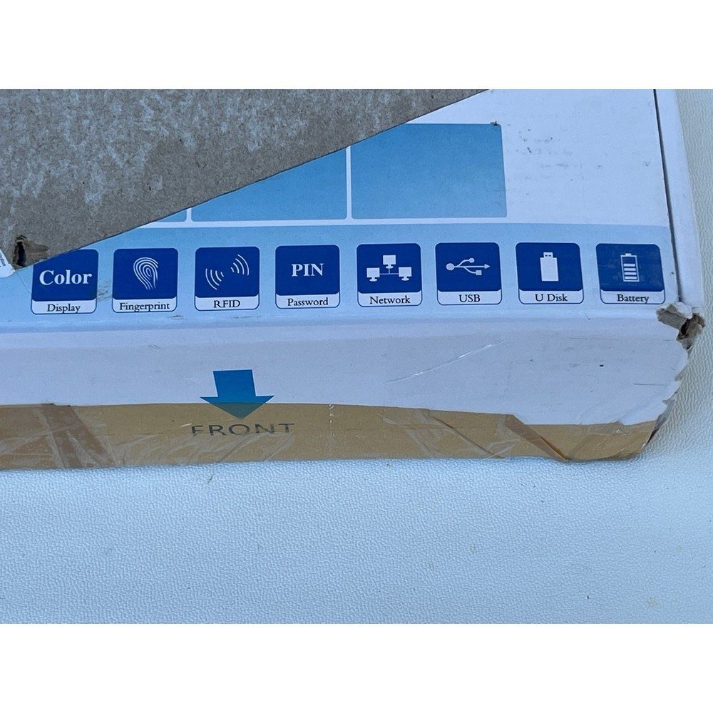 Fingerprint / RFID Time Attendance & Access Control System WiFi TCP/IP Open Box