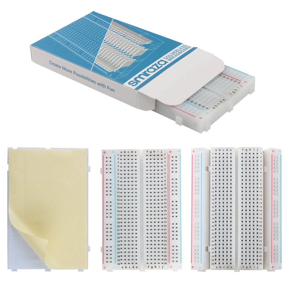 Basic Starter Kit With Breadboard Power Supply Jumper Wires Resistors Led Compat