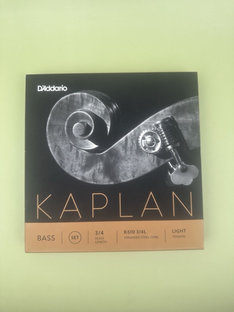 D'Addario Kaplan Series Double Bass String Set 3/4 Size Light Complete Set