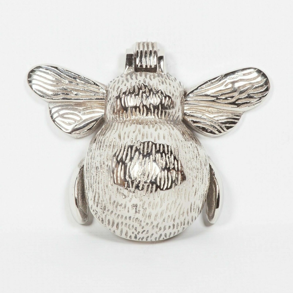 Classical Solid Brass Chrome Finish Queen Bumble Bee Door Knocker Country Style
