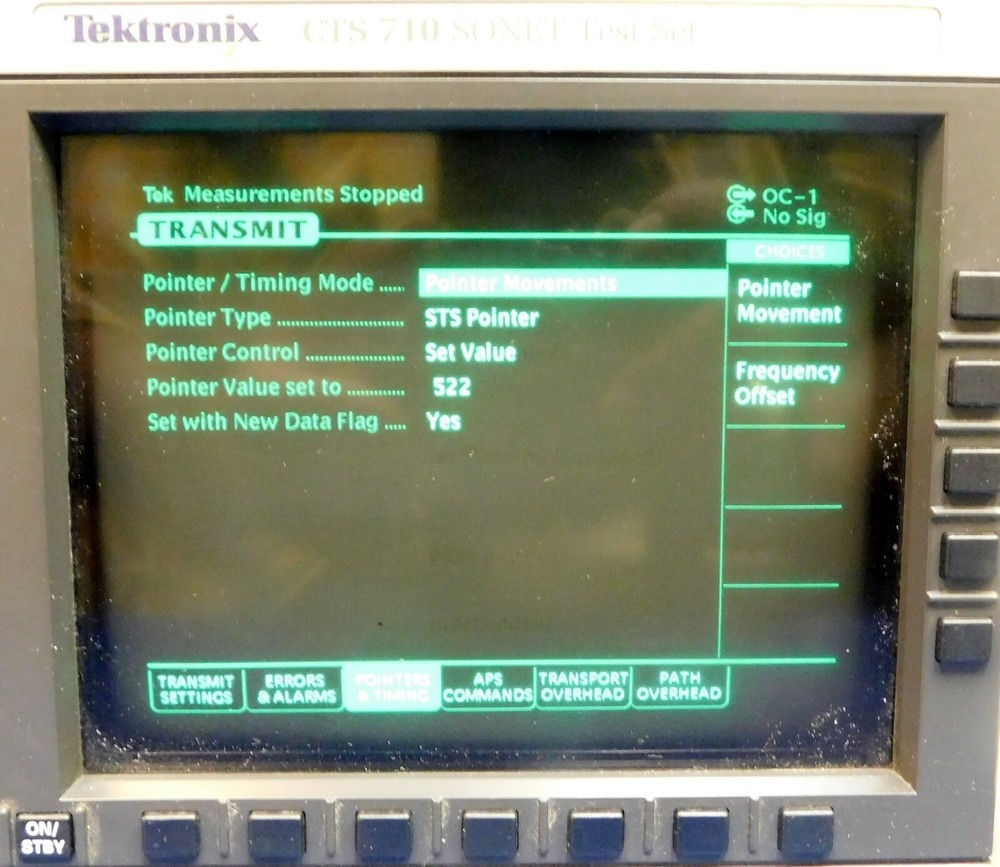 Tektronix CTS 710 SONET DS1/DS3 Test Set Non-Functional